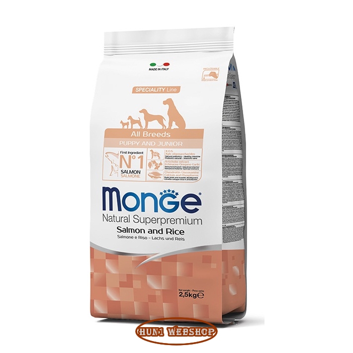 Monge Speciality Line All Breeds Puppy & Junior Salmon 12 kg