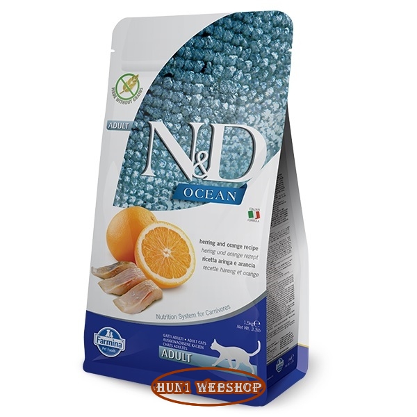N&D Cat Adult OCEAN Hering és narancs 300 g