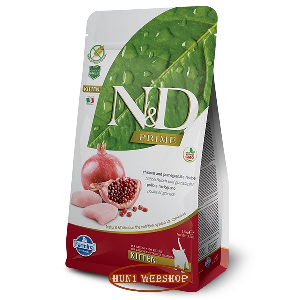 N&D Cat Kitten PRIME Chicken - csirke és gránátalma 300 g