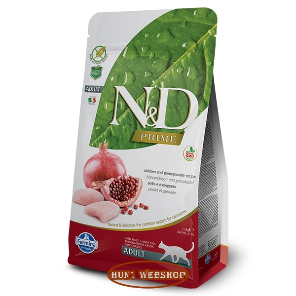 N&D Cat Adult PRIME Chicken - csirke és gránátalma 300 g