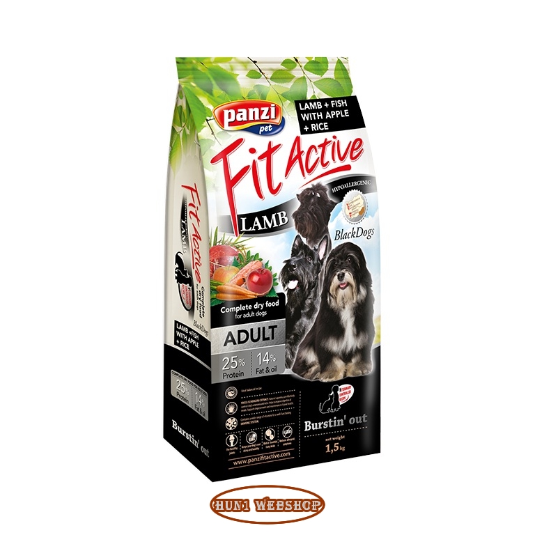 FitActive Adult BlackDogs Lamb & Fish 1,5 kg