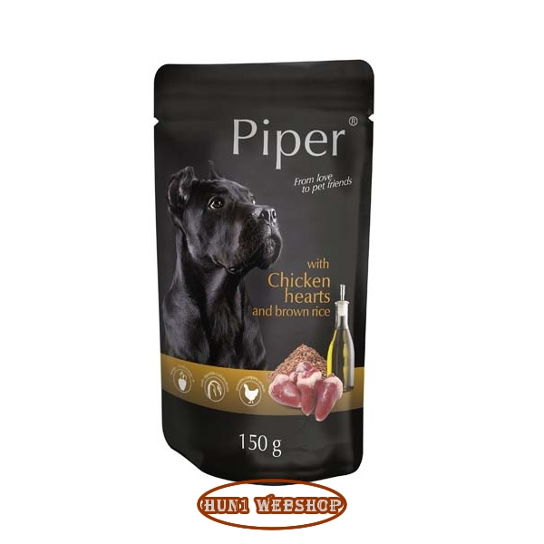 Piper Adult Chicken Heart & Brown Rice (csirkemáj-barna rizs) 150 g