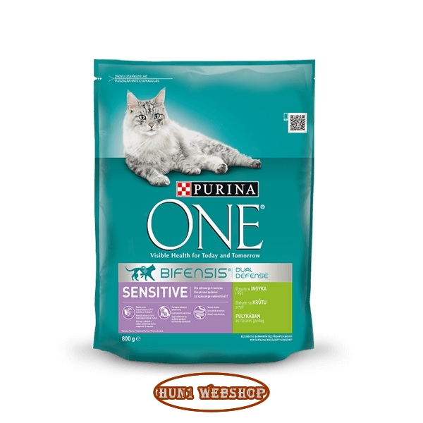 Purina One Bifensis Sensitive Pulyka és rizs 800 g