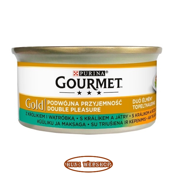 Gourmet Gold Duó Élmény nyúllal és májjal 85 g