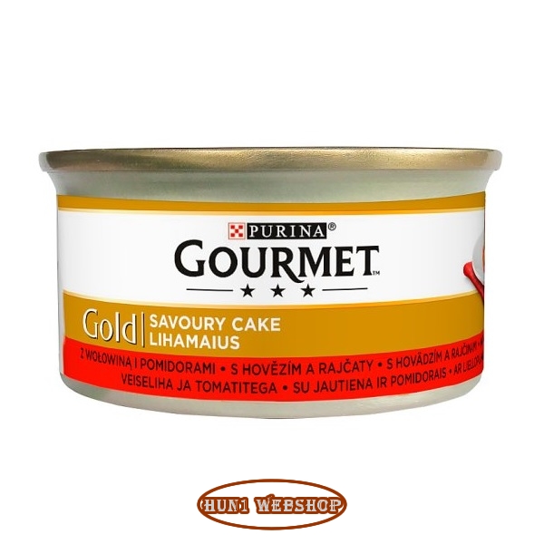 Gourmet Gold Savoury Cake marhával és paradicsommal 85 g