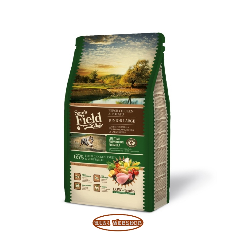 Sam's Field Low Grain Junior Large Fresh Chicken & Potato 2,5 kg