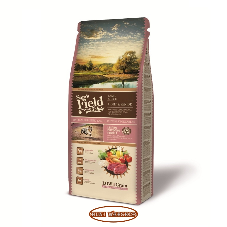 Sam's Field Low Grain Light & Senior Lamb & Rice 13 kg