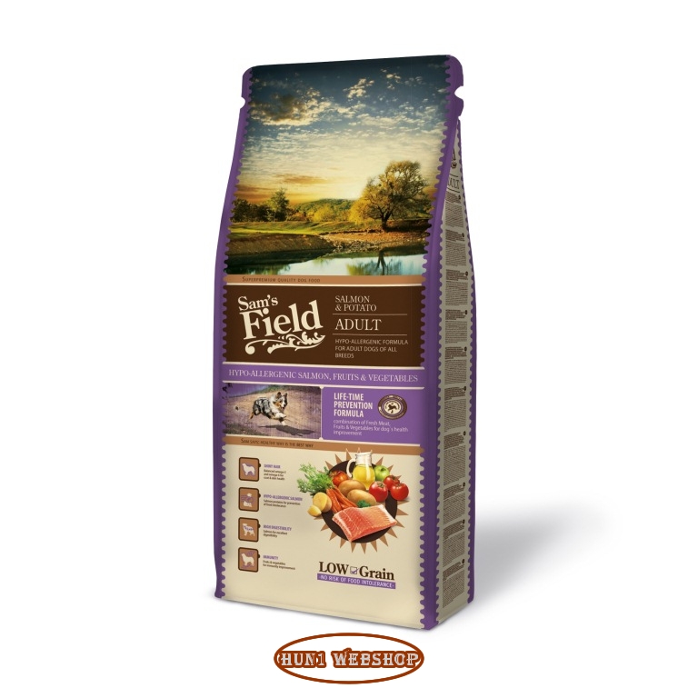 Sam's Field Low Grain Adult Salmon & Potato 13 kg