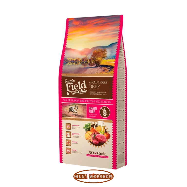 Sam's Field Grain Free Adult Beef 13 kg