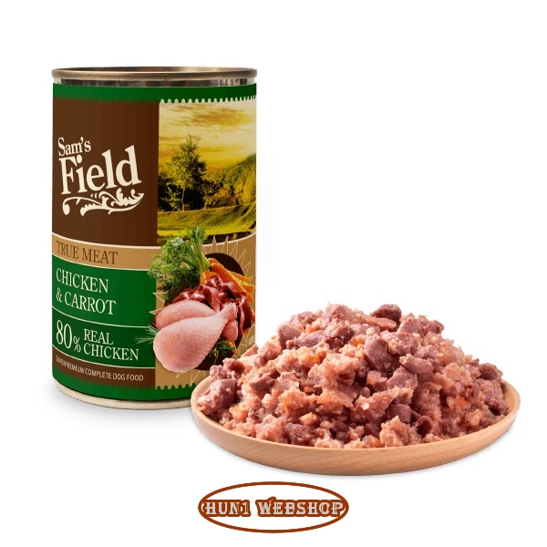 Sam's Field True Meat Chicken & Carrot - csirke és sárgarépa 400 g