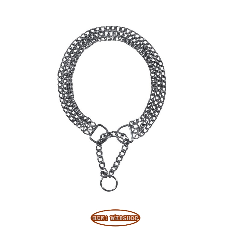 Trixie Fojtó nyakörv - 3 soros kombinált (60 cm/2,5 mm)