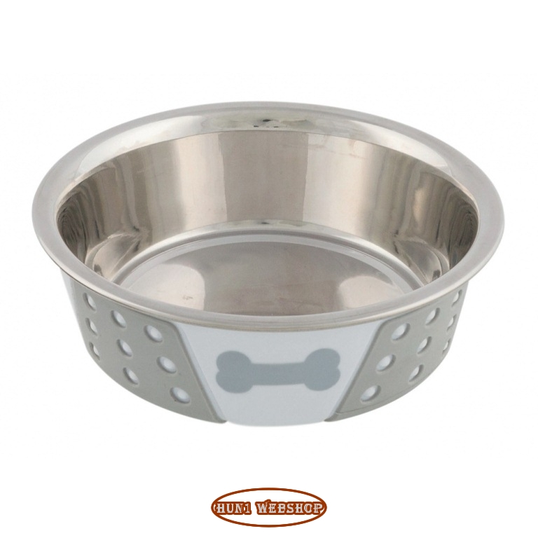 Trixie Fém tál szilikon bevonattal (0,4 l/ø 14 cm)