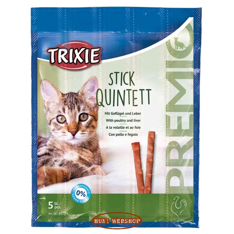 Trixie Premio Stick Quintett baromfi-máj (5 db)