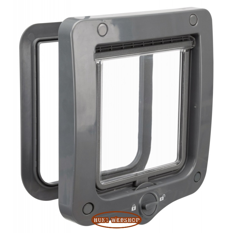 Trixie 2 utas macskaajtó - szürke