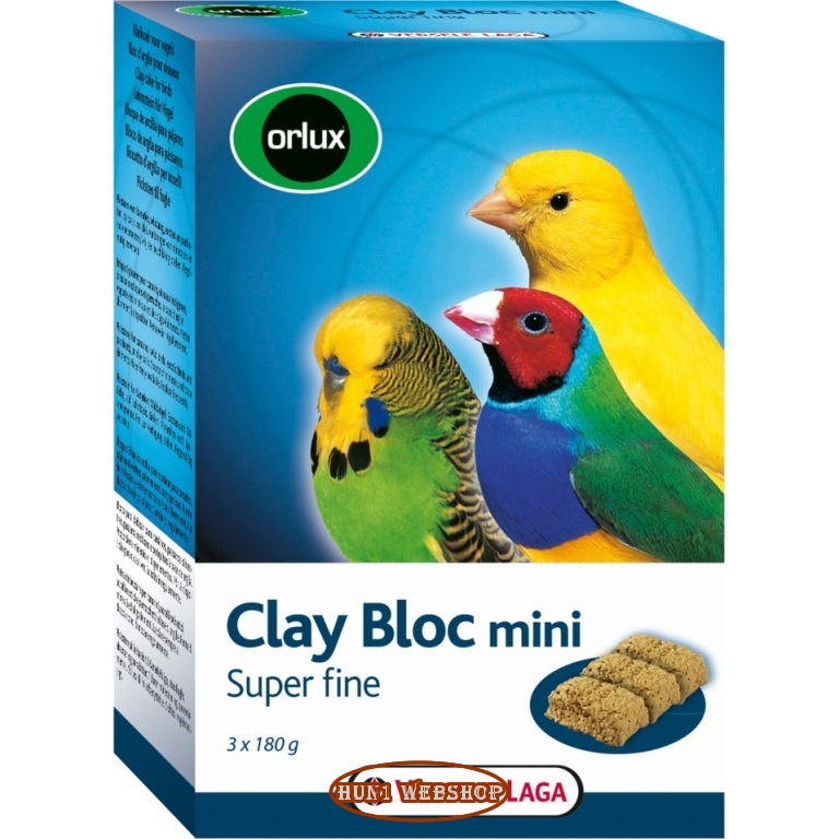 Versele Laga Orlux Clay Bloc Mini 6 db (3x180 g)
