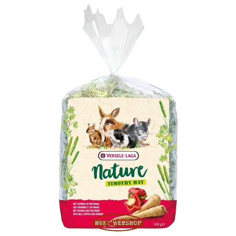 Versele Laga Nature Timothy Hay Bell Pepper & Parsnip 4x500g