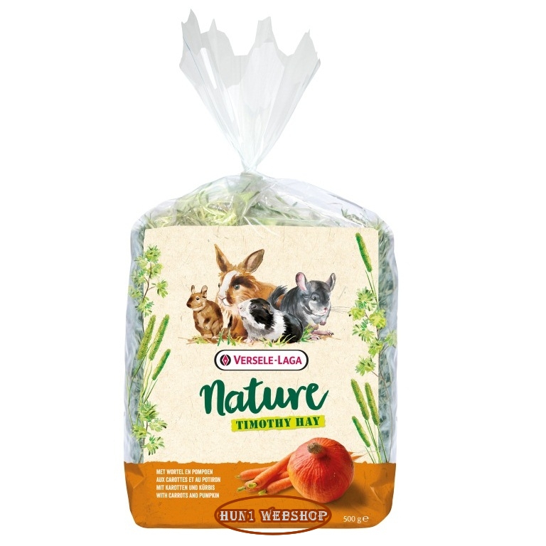 Versele Laga Nature Timothy Hay Carrot & Pumpkin 4x500g