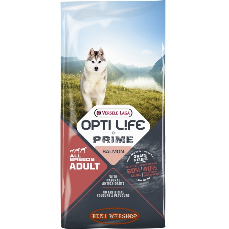 Opti Life Prime Adult Salmon 12,5 kg
