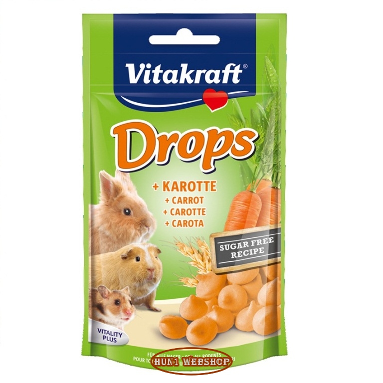 Vitakraft Drops Carrot - sárgarépás