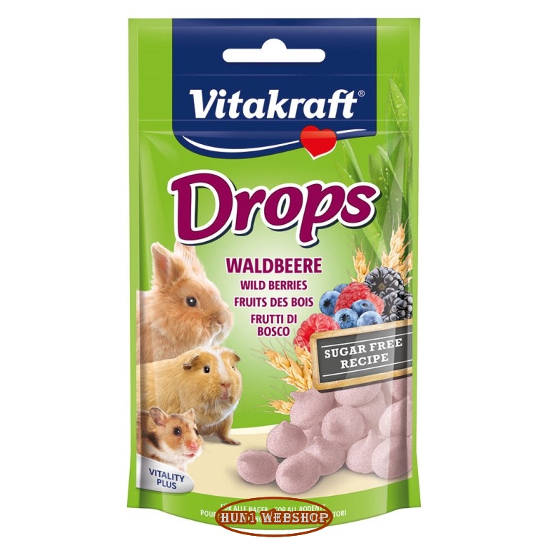 Vitakraft Drops Wild Berries - erdei gyümölcsös