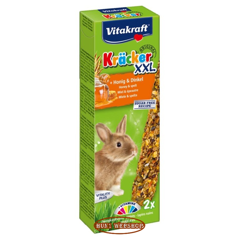Vitakraft Kracker XXL - méz és tönköly nyúlnak (2 db)
