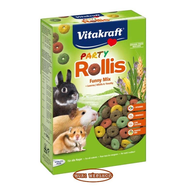 Vitakraft Party Rollis Funny Mix 500 g
