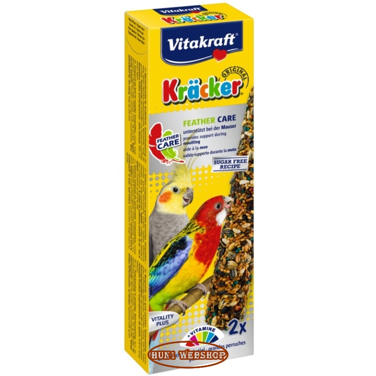 Vitakraft Kracker Feather Care - tollváltó nagy papagájnak (2 db)
