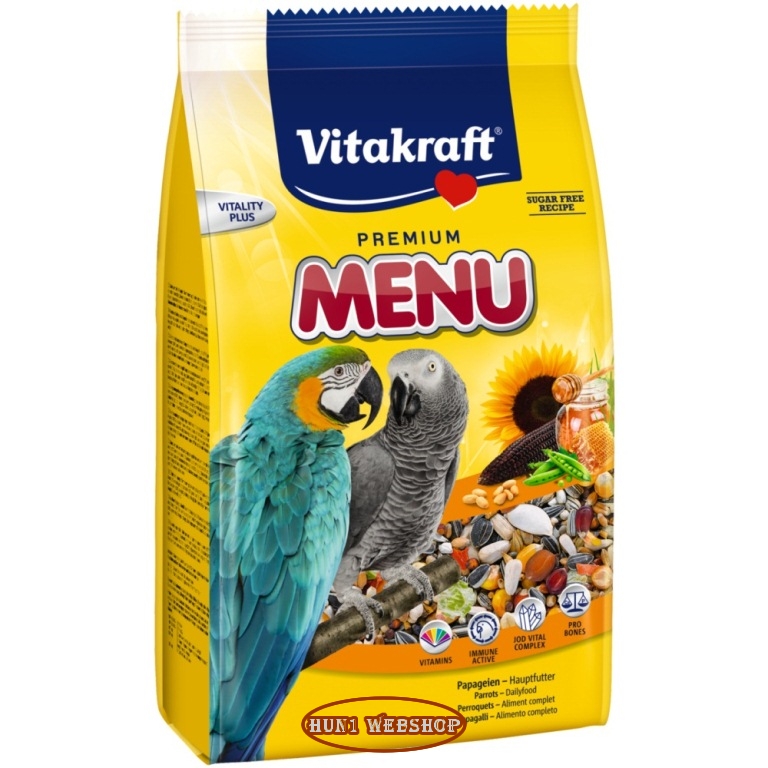 Vitakraft Prémium Menü nagy papagájnak