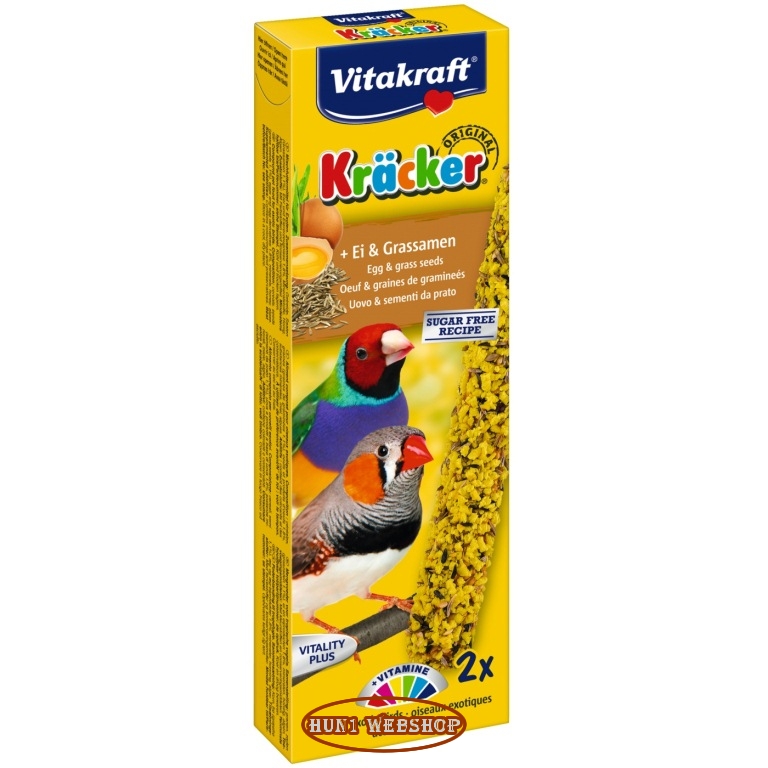 Vitakraft Kracker - tojás és fűmag törpepintynek(2 db)