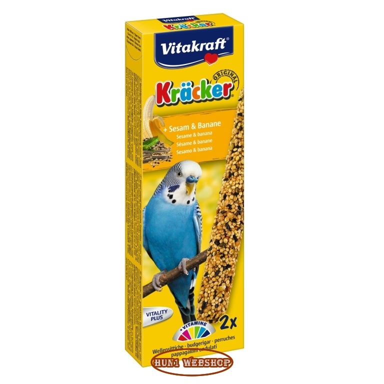 Vitakraft Kracker - szezámmag és banán hullámos papagájnak (2 db)