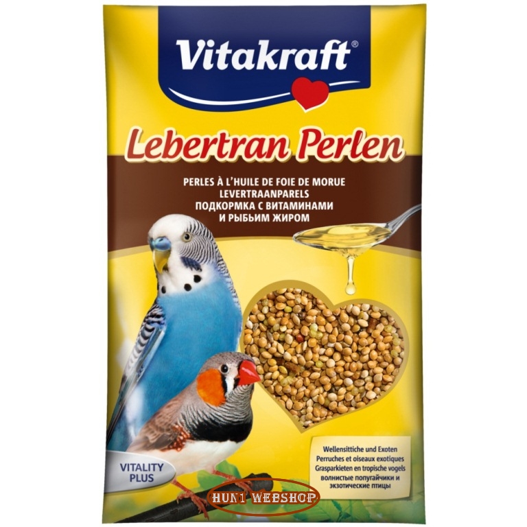 Vitakraft Lebertran Perlen - csukamájolajos kismag