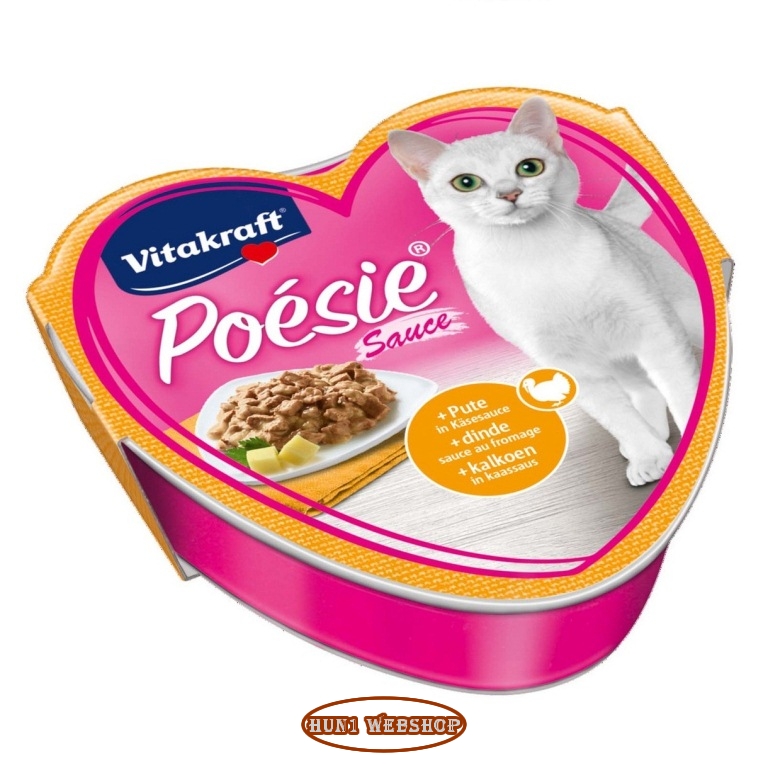 Vitakraft Poésie Sauce pulyka sajtszószban 85 g