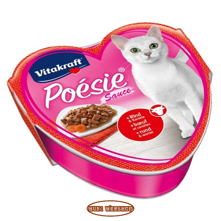 Vitakraft Poésie Sauce marha és sárgarépa 85 g