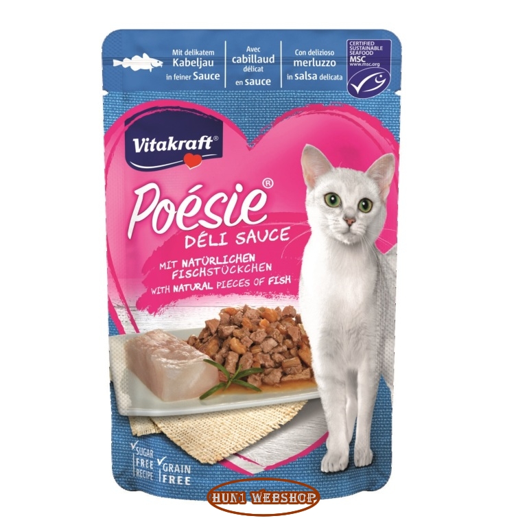 Vitakraft Poésie Delice tőkehal 85 g