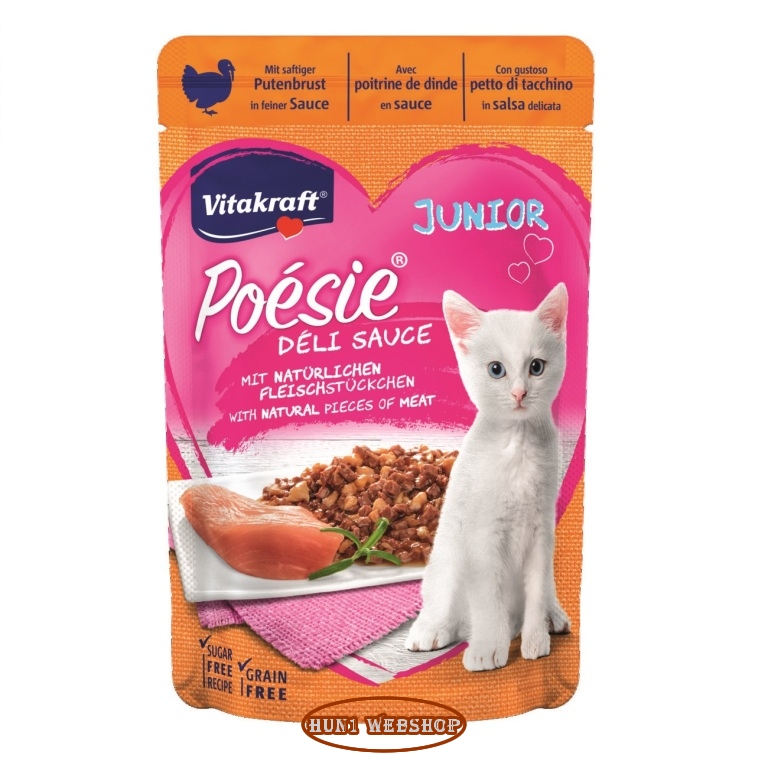 Vitakraft Poésie Delice Junior pulyka 85 g