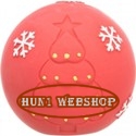 Trixie Xmas latex labda 8 cm
