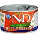 N&D PUMPKIN Mini Dog Lamb (bárány, áfonya és sütőtök) 140 g