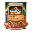 Happy&Fit Natural Ente & Schinken (kacsa és sonka) 800 g