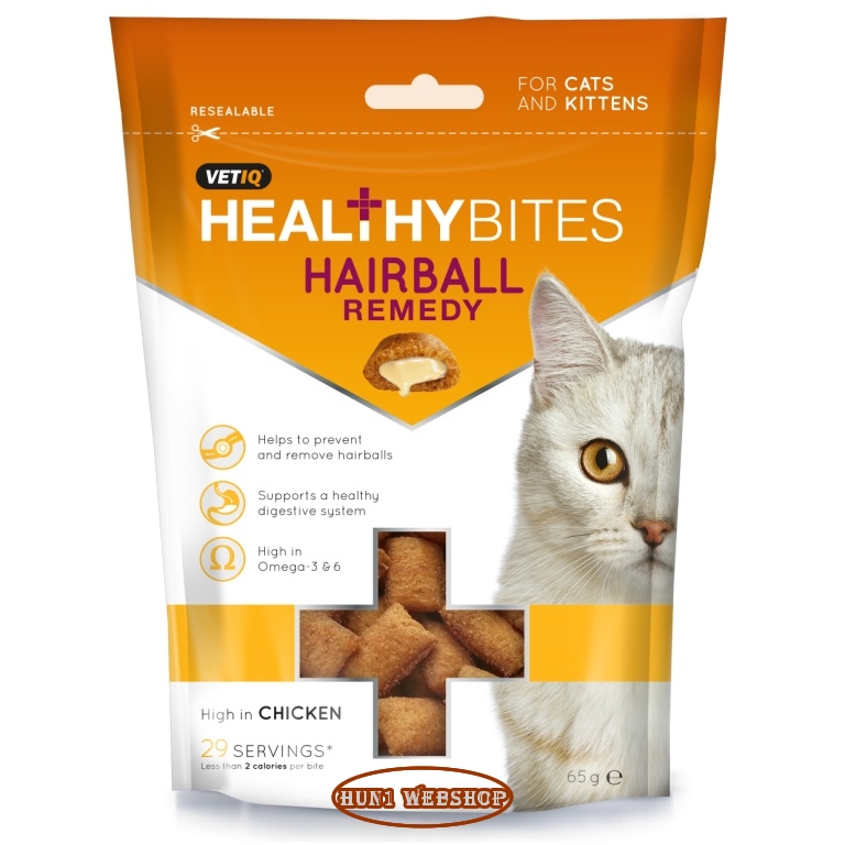 M&C VetIQ Healthy Bites Hairball Remedy For Cats and Kittens